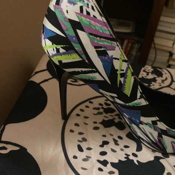 Madden girl size 8.5 m heels multicolored - Picture 6 of 8